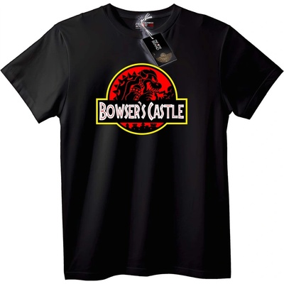 NOONEBRAND Тениска Замъкът на Bowser - 6XL, White