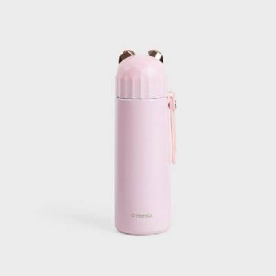 Homla Termoska Gatto medvídek 380 ml růžová
