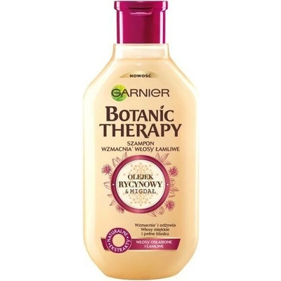 Garnier Botanic Therapy Šampon s ricinovým olejem a mandlemi pro oslabené a lámavé vlasy 400 ml
