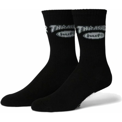 HUF x Thrasher Logo černá