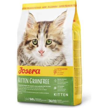 Josera Kitten GrainFree - Пълноценна суха храна за подрастващи котки до една година с пилешко месо, 10 кг