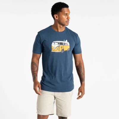 Dare2b Pánské balvlněné triko Movement Tee III DMT780 moonlight denim