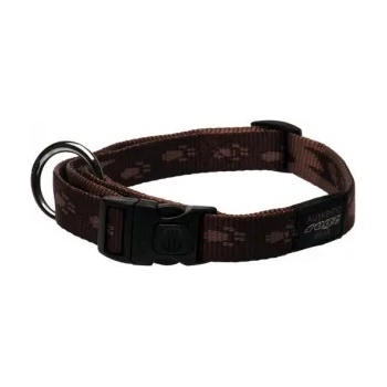 Rogz Alpinist Collar Large - Нашийник за кучета 20мм/-34-56 см. кафяв шоколад