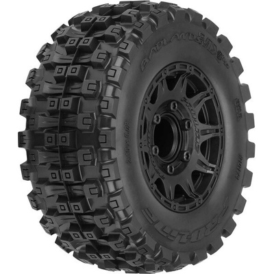 Pro-Line kolo 2.8" pneu Badlands MX28 Belted disk Raid H12 černý 2