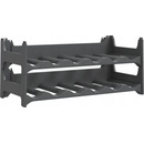 vidaXL Stojan na víno na 12 fliaš PP stohovateľný