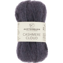 Austermann CASHMERE CLOUD - 46% vlna, 34% bavlna, 20% kašmír - Ručně pletací příze Barva: 15 - Schiefer
