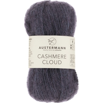 Austermann CASHMERE CLOUD - 46% vlna, 34% bavlna, 20% kašmír - Ručně pletací příze Barva: 15 - Schiefer