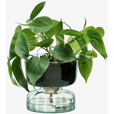 LSA International Samozavlažovací květináč Canopy 13 cm čirý – Hledejceny.cz