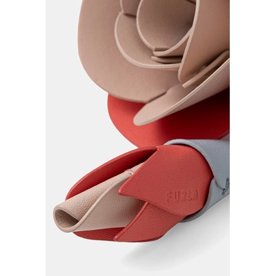 Furla ключодържател дамски от кожа Allegra Rose Charm (WK00436.BX3175.4523S)