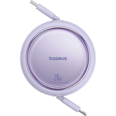 Кабел Baseus Free2Pull USB-C / Lightning, 20W, 1 метър, лилав (P10364501511-00)