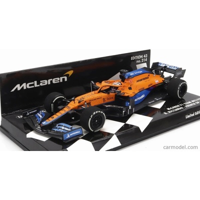 Minichamps Mclaren F1 Mcl35l Mercedes M12 Eq Power+ Team Mclaren N 3 French Gp 2021 Daniel Ricciardo oranžová svetlo modrá 1:43