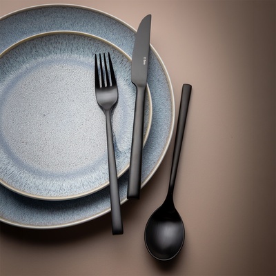 Sola Příborový set Living PVD černý matný 36 ks