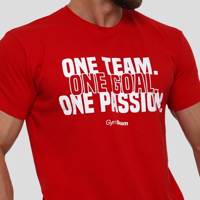 GymBeam tričko One Team red