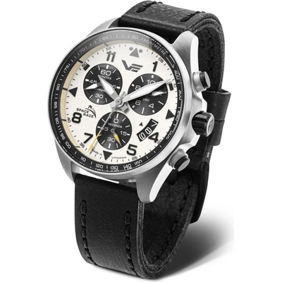 Vostok Europe 6S30/325A743 čierny kožený remienok