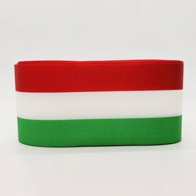 Stuha trikolora Itálie / Maďarsko - 5cm/10m - ST3971 – Zboží Dáma