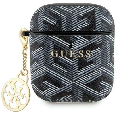 GUESS Калъф за Airpods Guess PU G Cube Charm Case за AirPods 1/2 - Черен