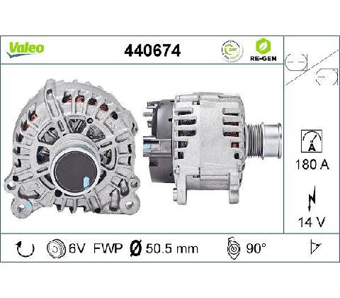 Alternátor VALEO 440674