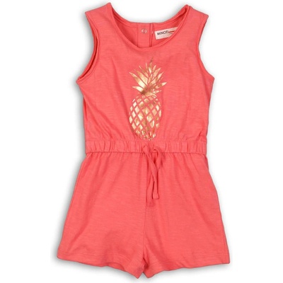 Minoti TG PLAYSUIT Overal dievčenský bavlnený dievča