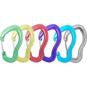 AustriAlpin Карабинер с щифт Austrialpin Micro Wire 6er Set Alu Snapgate carabiner - Yellow, Blue, Red, Green, Purple, Grey - размер 6-Pack (321-0230-0111)