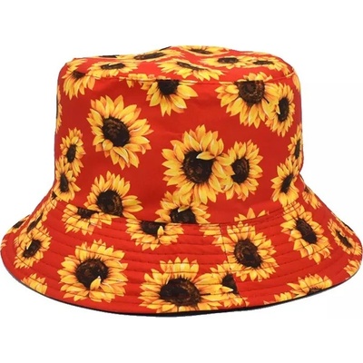 Klobouk Sunflower červená