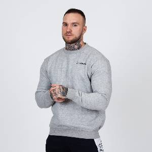 GymBeam Мъжка блуза Basic Grey S