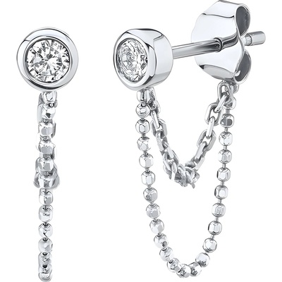 HARAHU Обеци iv-21639 - Сребърна kp21639 (iv-21639)