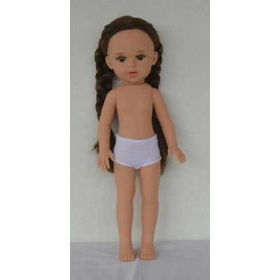 Marina & Pau holčička Star bez oblečení tmavě hnědé vlasy Marina 40 cm