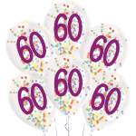Amscan Латексови балони с конфети, 60 бр