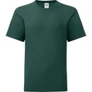 Fruit of the Loom tričko Kids Iconic 150 T COT-161023074a3 Zelená forest