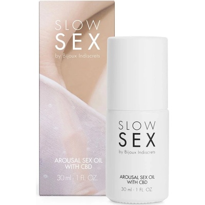 Bijoux Indiscrets Slow Sex Arousal Sex Oil with CBD 30ml