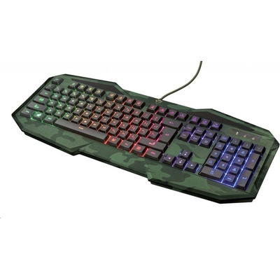 Trust GXT 830 RW-C Avonn Gaming Keyboard - Camo 23136