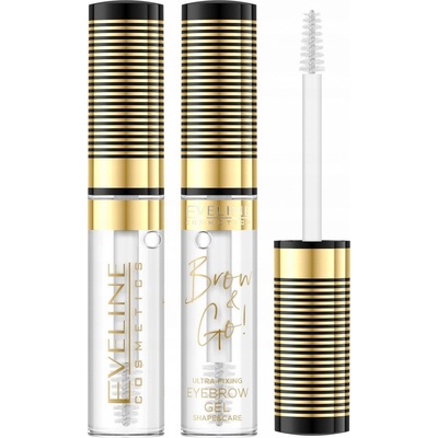 Eveline Brow & Go! Eyebrow Mascara gél na obočie Transparent 6 ml