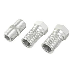 Hama Комплект адаптери за сателитен приемник, 2 x F-Plugs and F-Sockets (HAMA-305119) - itmode