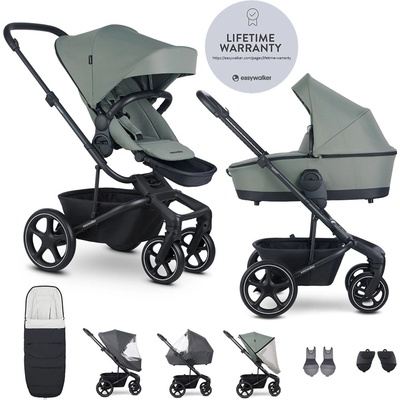 EASYWALKER Set XXL kombinovaný Harvey5 Midnight Black s príslušenstvom 2020