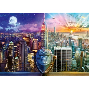 Schmidt Spiele - Puzzle Lars Stewart - New York - Night and Day - 1 000 piese