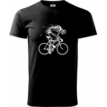 Heavy New Gravel Bike kostra tričko čierne