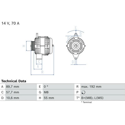 generátor BOSCH 0 986 086 690