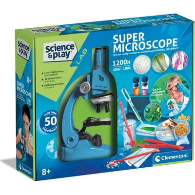 Clementoni Science Mikroskop 1200 Větrná skříňka – Zbozi.Blesk.cz