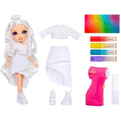 MGA Entertainment Кукла Rainbow High Air Brush - лилави очи