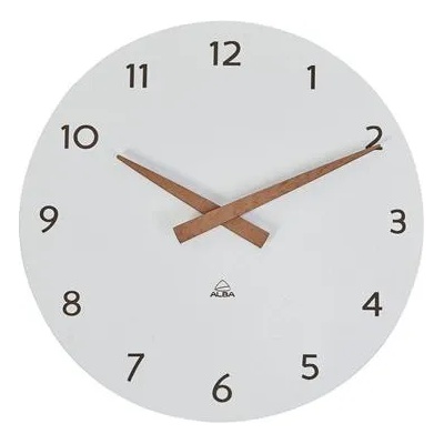 Alba Стенен часовник, 30 cm, ALBA, "Hormilena", бял HORMILENA BC (HORMILENA BC)