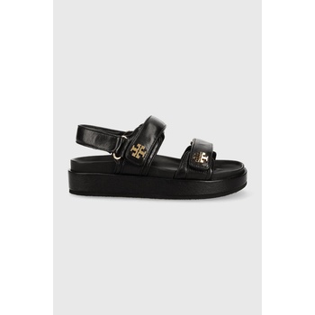 Tory Burch Кожени сандали Tory Burch Kira Sport в черно 144328-001 (144328.001)