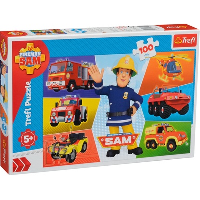 Trefl Пъзел Trefl от 100 части - Пожарникарят Сам (16354)