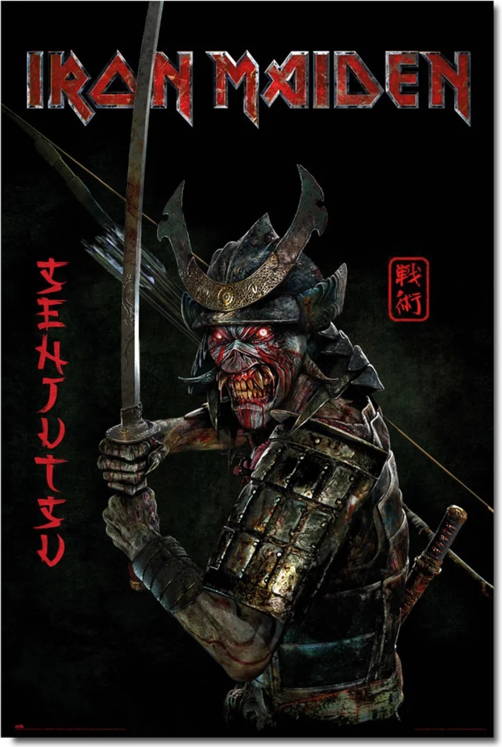 NNM постер iron maiden - senjutsu- gpe5729