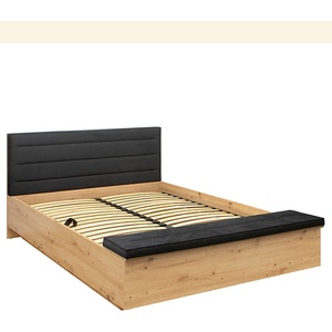 Black Red White Легло Ostia 160x200 с подматрачна рамка и ракла (S467-LOZ/160/B-DASN/T1706C99G00)