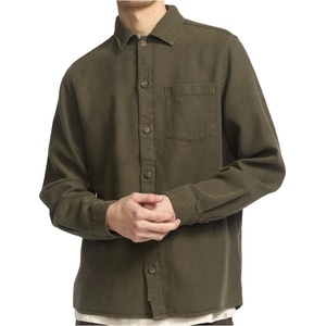 Revolution Мъжка риза с копчета Revolution Casual Shirt 3997 Shirt - Army - размер XXL (033-3351-0115)