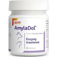 DOLFOS AmylaDol 30 tabl. enzymy na problemy s trávením pro psy a kočky