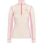 Kari Traa Дамско мериносово термобельо Kari Traa Women's Rose Half-Zip Merino base layer - Cotton Candy - размер XL (115-1317-2615)