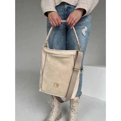Grosso Béžová kabelka na rameno GS-3779-beigeZAM