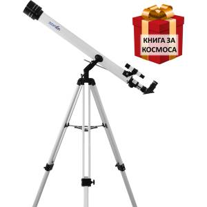 Zoomion Телескоп Zoomion Viking 60 AZ + КНИГА (OME-45314)