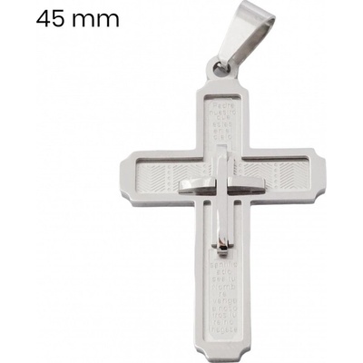 Exeed 24296501 Přívěsek z chirurgické oceli kříž